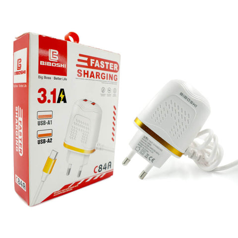 BIBOSHI C84A Dual Port Charger
