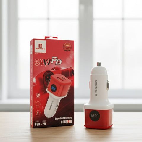 BIBOSHI 38W Car Charger
