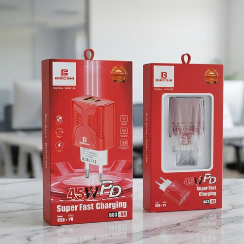 BIBOSHI 45W PD Super Fast Wall Charger
