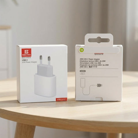 BIBOSHI 20W USB-C Fast Charging Power Adapter