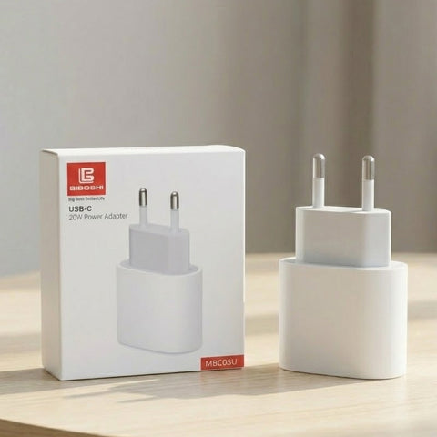 BIBOSHI 20W USB-C Fast Charging Power Adapter
