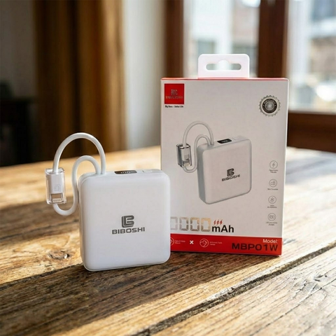 Biboshi MBP01W 10000mAh Fast Charging Power Bank